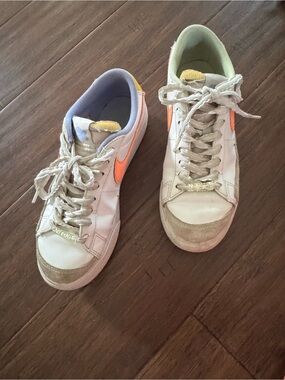 Nike Blazer Platform peach cream light thistle